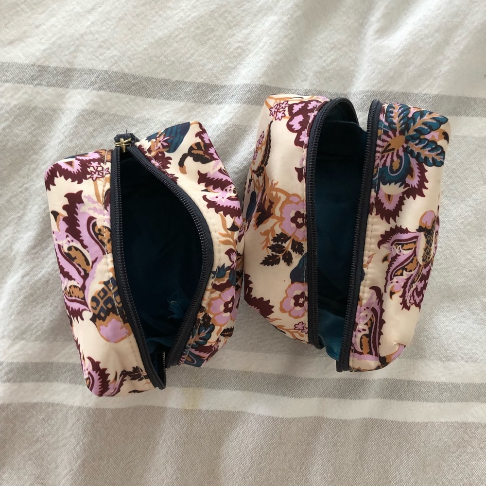 Floral Cosmetic Bags